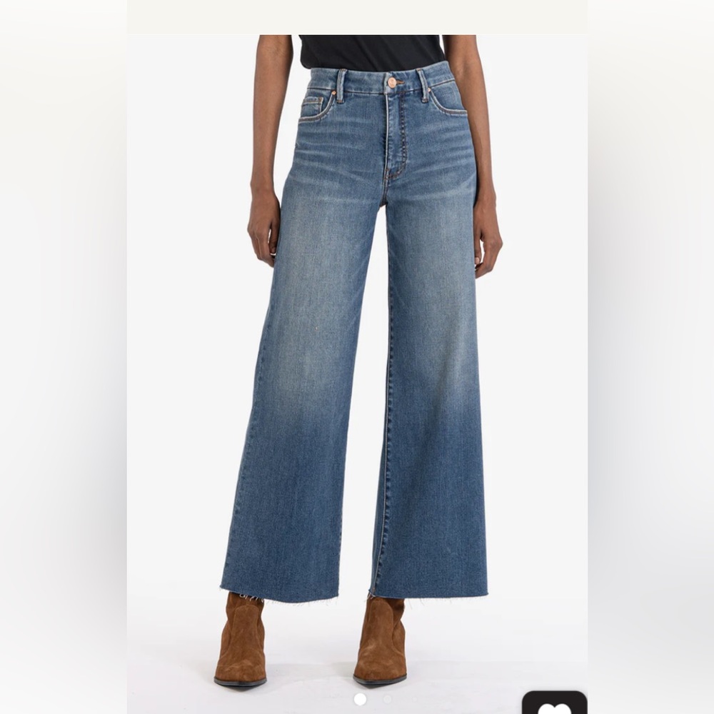 Kut From the Kloth Meg High Rise Fab Ab Wide Leg